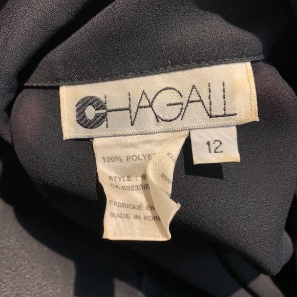 Vintage 1990s Beaded Black Sheer Blouse - Picture 4 of 4